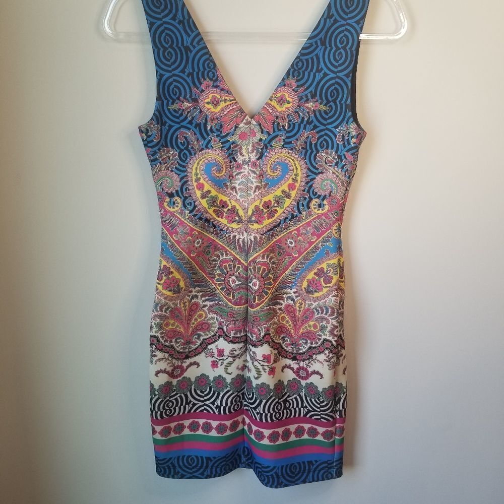 Colorful bebe dress 